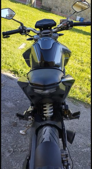 Zontes ZU125 Moto Naked Gris/Rojo