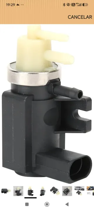 Válvula N75 1.9 TDI Turbo Presión Solenoide