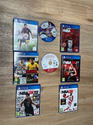 Lote Juegos PS4: Fútbol y Baloncesto