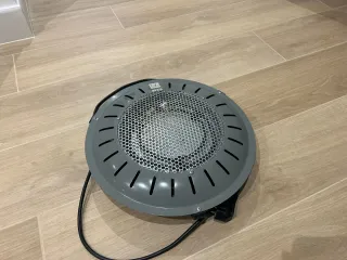 Brasero eléctrico redondo con 2 potencias