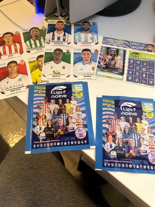 Lote cromos Liga F y LaLiga Hypermotion