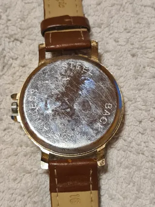 Orologio S&T Seek Time Oro Marrone