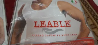 Canottiere uomo LEABLE Lana & Cotone Art. 87