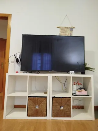 PACK 2 KALLAX + 2 CESTAS RATÁN BRÄNAS (Montadas)