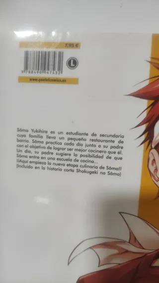 Manga Food Wars (Shokugeki no Soma) Vol. 1 Panini