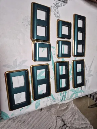 Marcos enchufes, interruptores, conmutadores