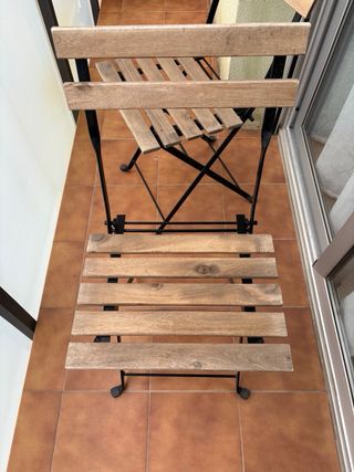 2 Sillas de balcón Ikea