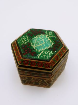 Lote 3 Cajitas Joyeros Khatam Kari Irán