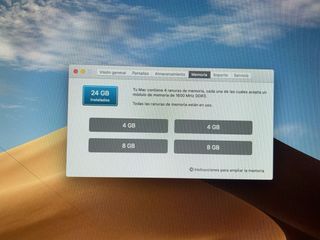 iMac 27 2013 i5 24GB RAM (pantalla agrietada)