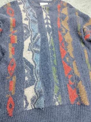 Jersey Vintage Estampado Multicolor