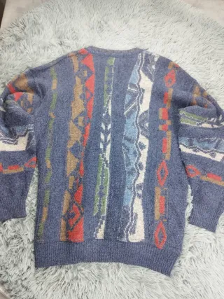 Jersey Vintage Estampado Multicolor