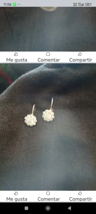 Pendientes circonitas plata