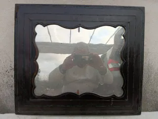 Espejo antiguo marco madera