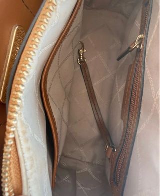 Bolso Michael Kors Beige, marrón  y Naranja