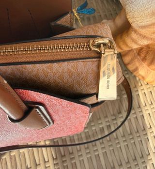 Bolso Michael Kors Beige, marrón  y Naranja