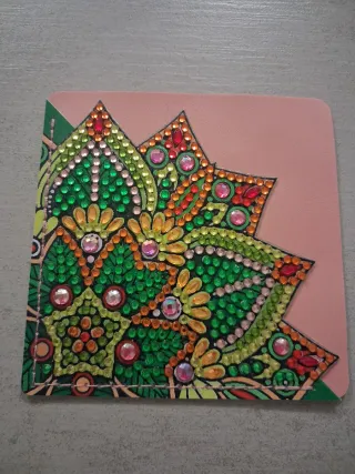Marcapáginas Mandala Diamantes