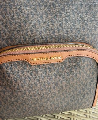 Mochila Michael Kors Marrón Logo MK