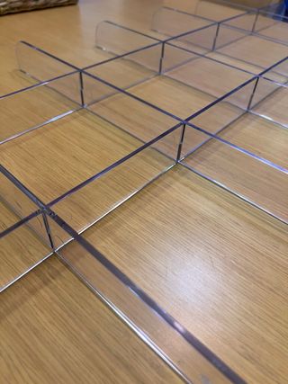 Separador ac Armario Metacrilato Ikea Transparente