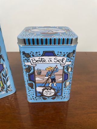 Scatole Latta Derrière La Porte Riso e Sale cucina