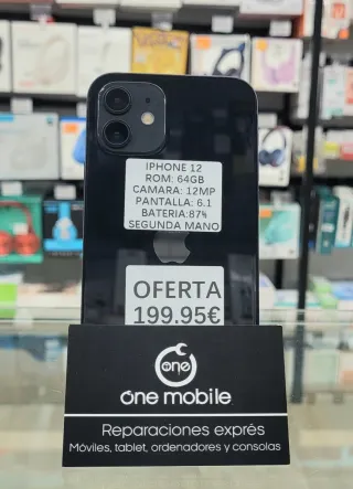 iPhone 12 64GB Batería 87%