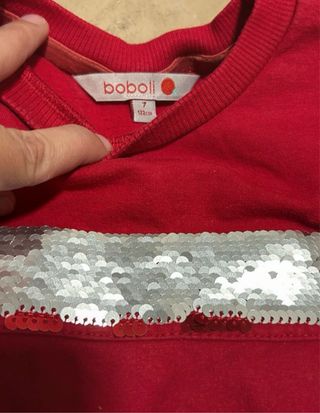 Sudadera Bóboli T. 7 niña