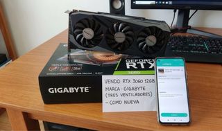 Gigabyte RTX 3060 12GB con 3 ventole