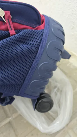 Mochila Pepe Jeans Trolley Azul/Rojo