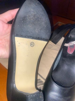 Zapatos Flamenco Sevillana Negros sin chapas metal