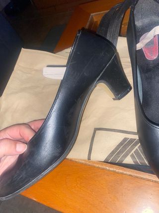 Zapatos Flamenco Sevillana Negros sin chapas metal