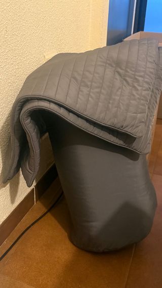Edredón gris IKEA para cama de 1,50