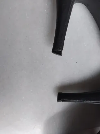 Botines tacón negros talla 38