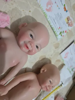 Bambole Reborn in silicone gemelle