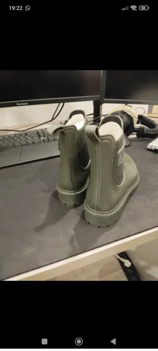 Botas de agua verdes