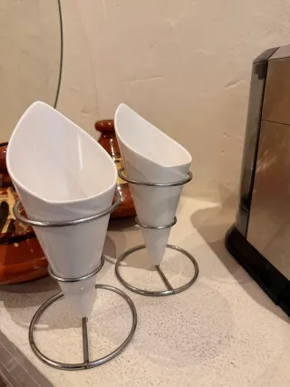 Cucuruchos cerámica para patatas fritas