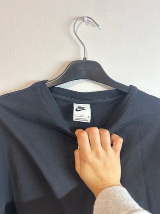 Camiseta corta Nike negra