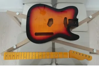 Cuerpo y mástil Telecaster para proyecto Custom