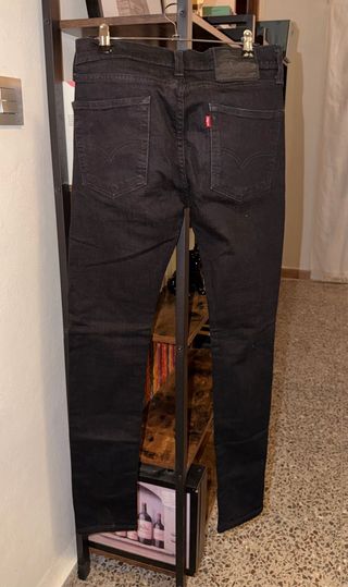 levi’s 519 negro w31 l34 skinny hombre premium