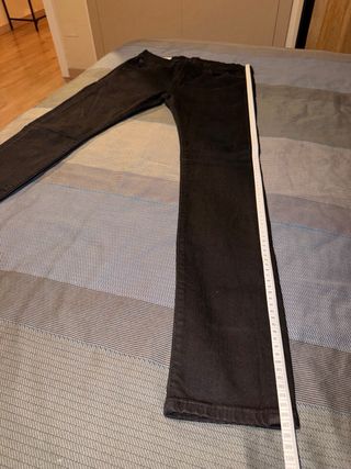 levi’s 519 negro w31 l34 skinny hombre premium