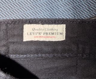 levi’s 519 negro w31 l34 skinny hombre premium