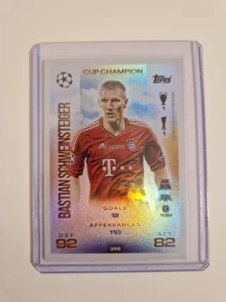 Cromo Fútbol Bastian Schweinsteiger Topps
