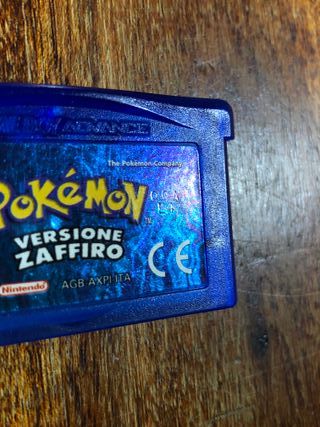 Pokémon versione Zaffiro gameboy advance GBA ita