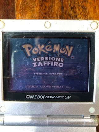Pokémon versione Zaffiro gameboy advance GBA ita