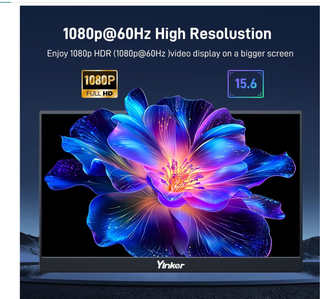 Monitor Portátil Yinker 15.6 Táctil FHD