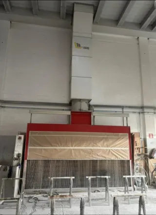 Frente de pintura industrial