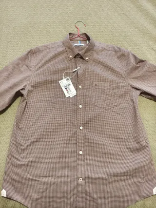 Camisa Pedro del Hierro cuadros nueva