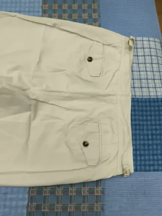 Pantalón Carolina Herrera , blanco roto