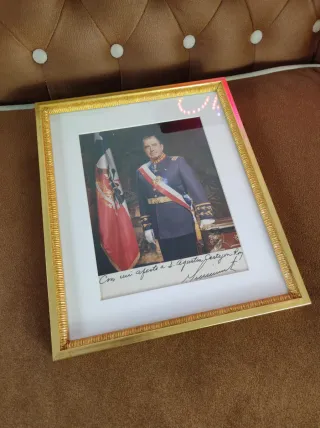 Augusto Pinochet fotografia histórica firmads