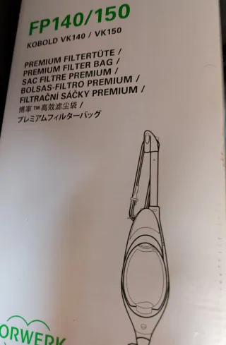 Bolsas aspiradora Kobold FP140/150