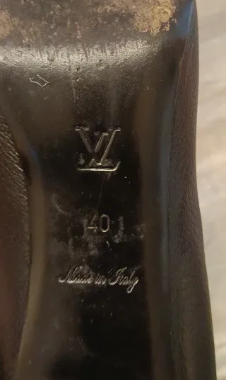 Décolleté Louis Vuitton Nere e Oro