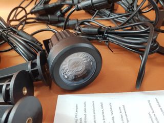 Lote 6 Focos LED Jardín 3000K Piqueta